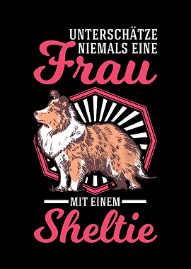 Sheltie Frau Htehund