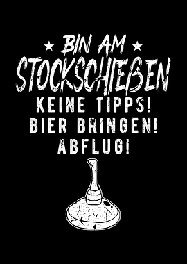 Stockschiessen Geschenk