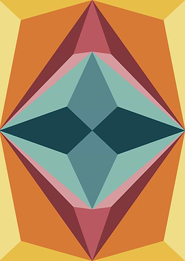 70s Geometric Pattern 1