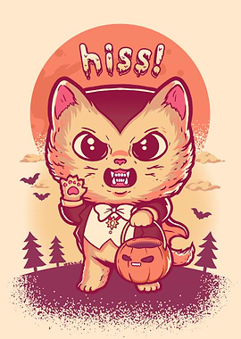 Hiss Vampire Cat