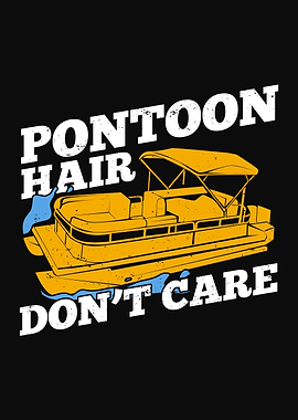 Pontoon Boat Girl Design