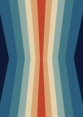 70s Angled Stripes