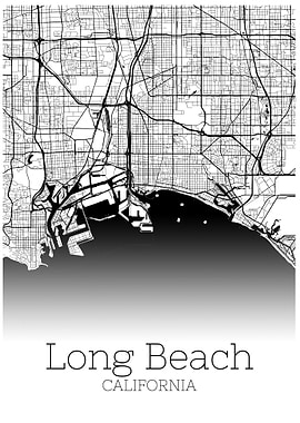Long Beach California map
