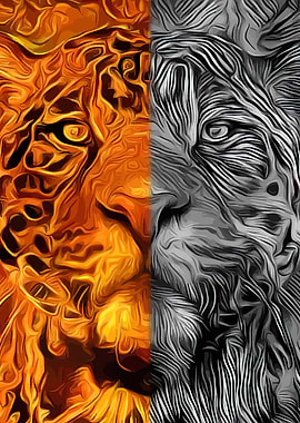 Leopard Golden Split