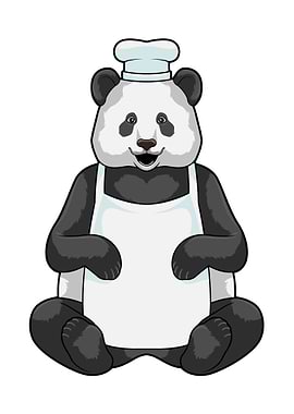 Panda Chef Cooking hat