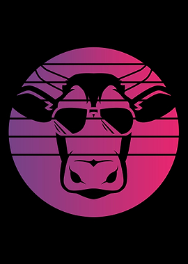 Cow Retro Vintage