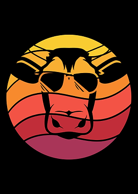 Cow Retro Vintage
