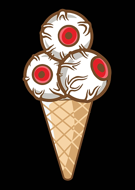 Weirdcore Eyes Ice Cream