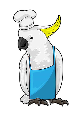 Parrot Chef Cooking apron