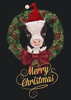 Merry Christmas Cow lover