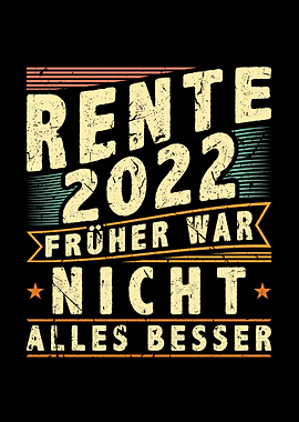 Rente 2022 Ruhestand
