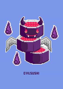 Evil Sushi pixel