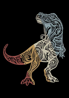 Dinosaur Retro Vintage