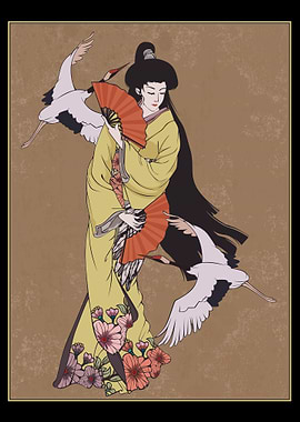 Dance of Cranes Geisha