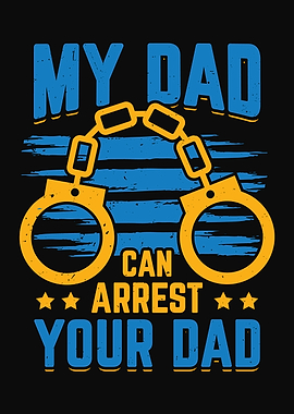 Police Officer Dad Design