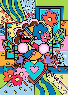 Blue Turquoise Heart