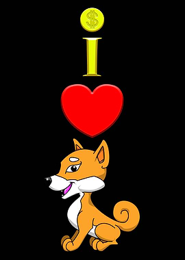 I Heart Shiba Inu