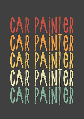 Colorful car painter