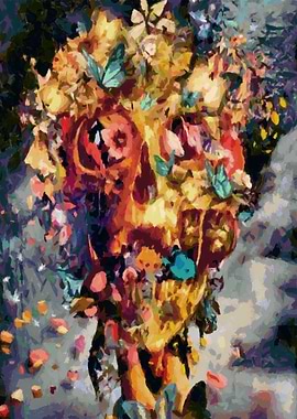 Skull butterfly
