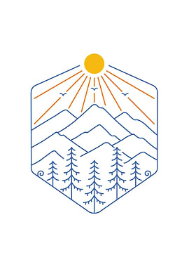 Sun Shines on the Mountain