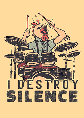 Chicken drummer n roll