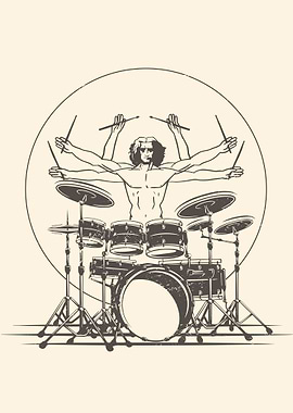 Drummer rock band