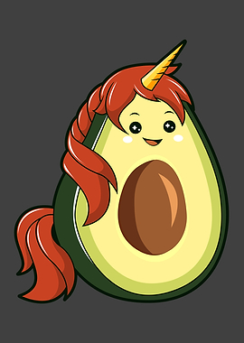 Unicorn avocado
