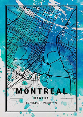 Montreal Antlia Watercolor