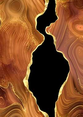 Orange Gold Agate Textu 04