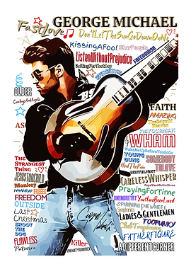 GEORGE MICHAEL POP ART