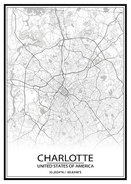 Charlotte White Map