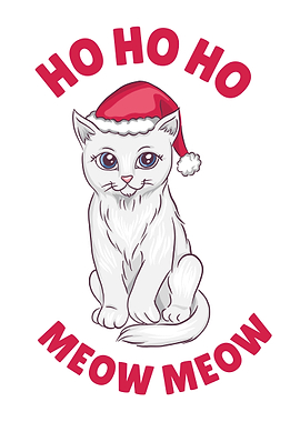 Chrismas cute cat