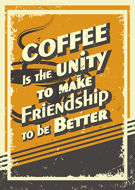 Retro Coffee Poster