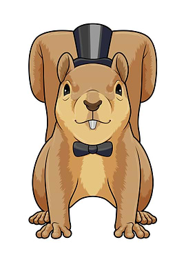 Squirrel Wedding Groom