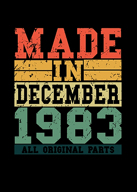 1983 Birthday December