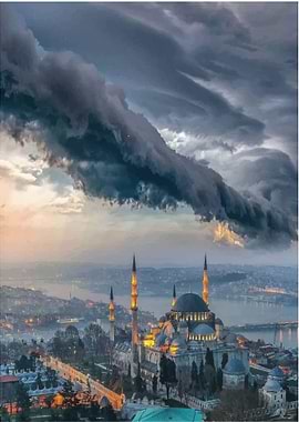 Mosque Water colored 2