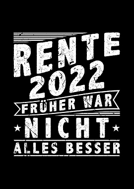 Rente Ruhestand Geschenk