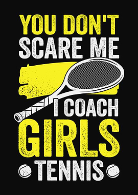 Girls Tennis Coach Design