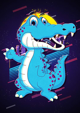 Crocodile Retro