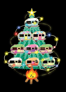Christmas Tree Camper Vehi