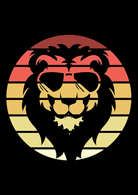 Lion Retro Vintage