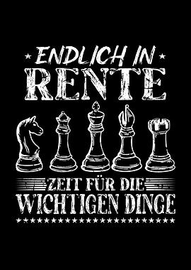 Rente Geschenk Schach