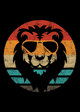 Lion Retro Vintage