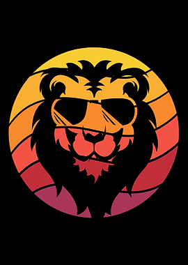 Lion Retro Vintage