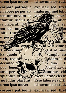 Dark Academia Raven Crow