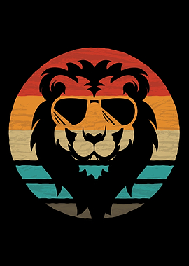 Lion Retro Vintage