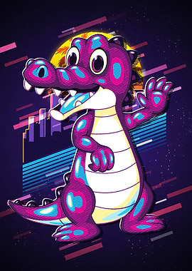 Crocodile Retro
