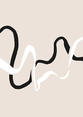 Abstract Painting Ribbon