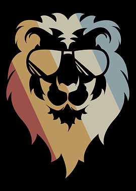 Lion Retro Vintage