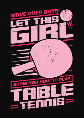 Table Tennis Girl